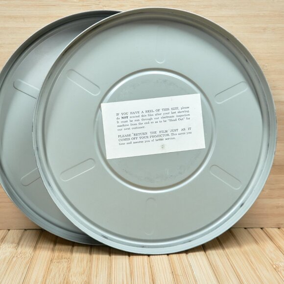 Vintage NASA " Steps to Saturn" 1962 Empty 16mm Film Metal Canister, No Reel - Picture 6 of 6